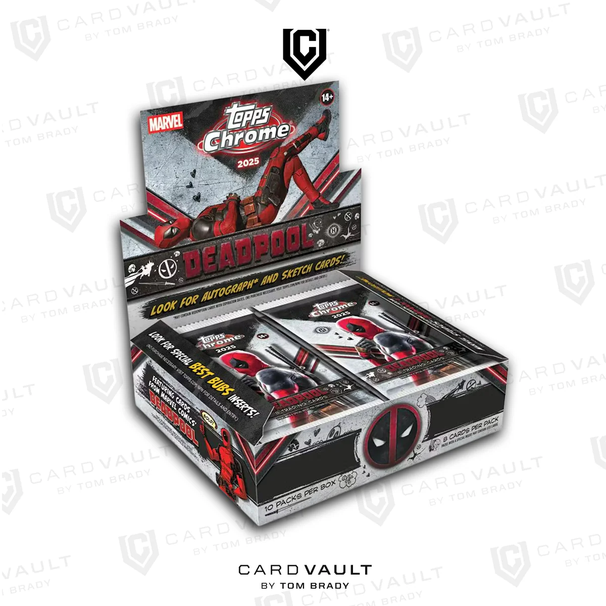 2025 Topps Marvel Deadpool Chrome Hobby Box