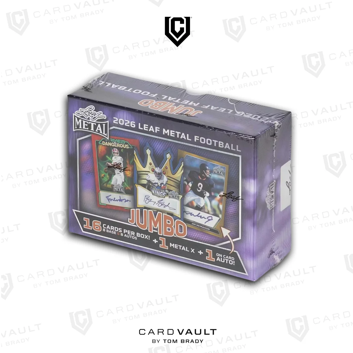 2026 Leaf Metal Football Hobby Jumbo Box