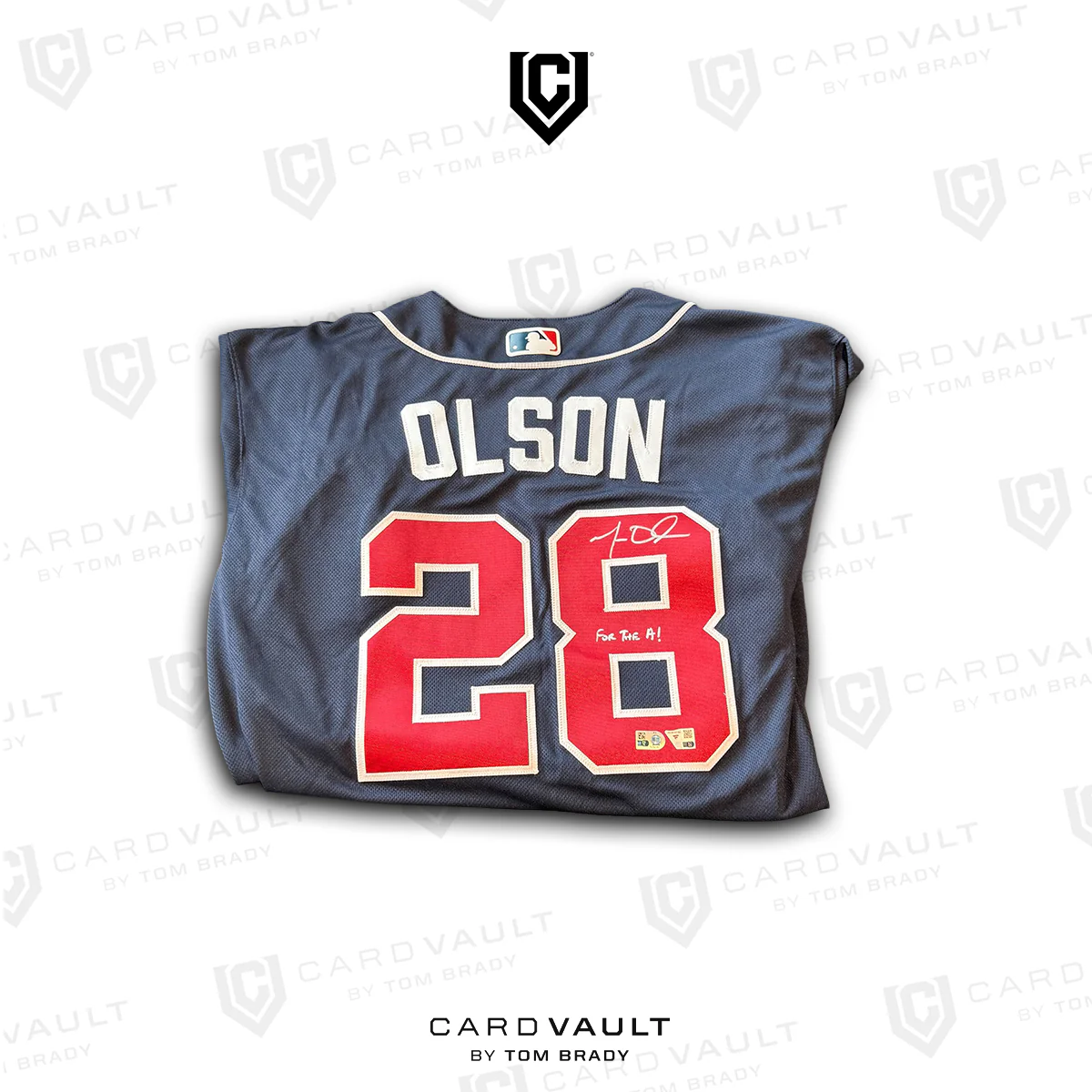 Matt Olson Fanatics Authentic Signed Braves Jersey W/ "For the a" Inscription